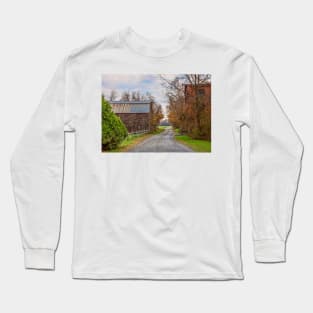 Rural Country Road Long Sleeve T-Shirt